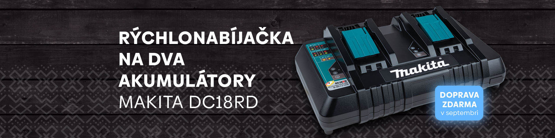 Rýchlo nabíjačka na dva akumulítory Makita